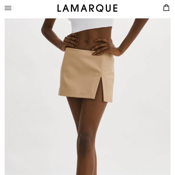 LAMARQUE mini skirt NEW** size small - Picture 2 of 3